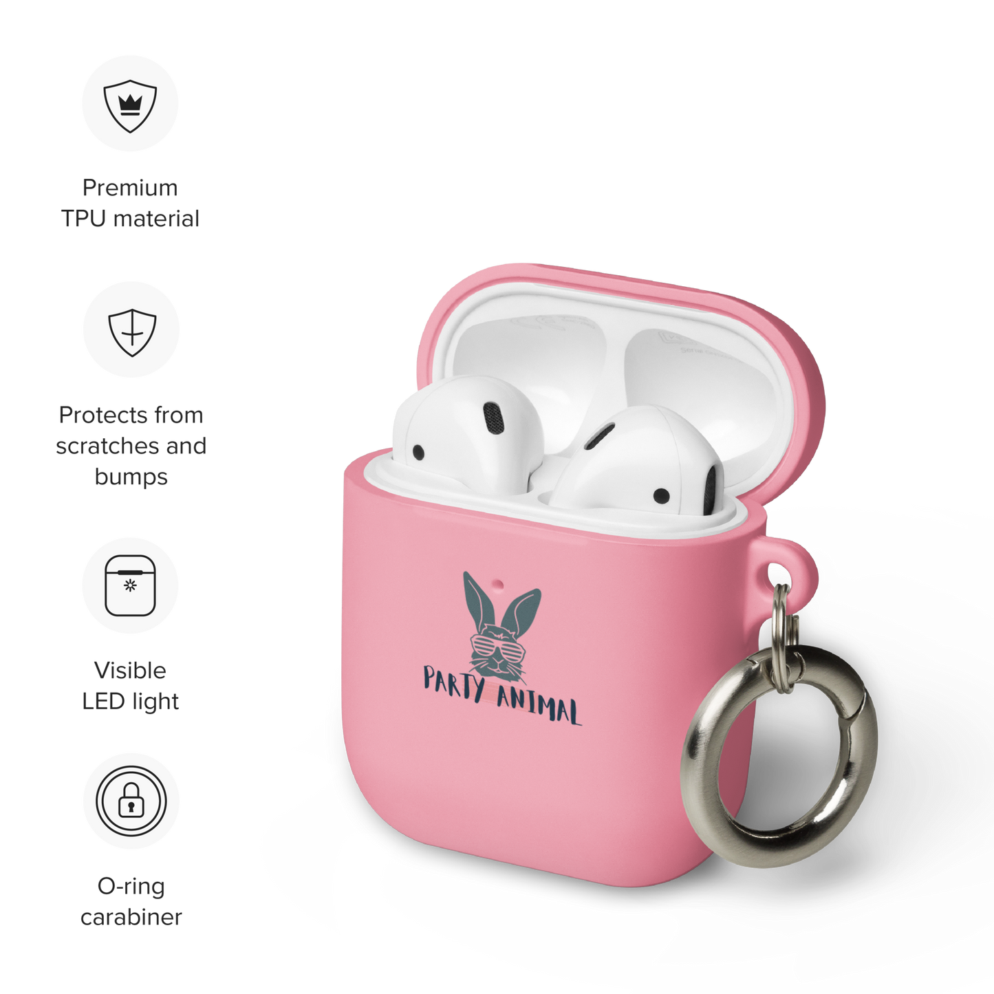 Pink Party Animal AirPods Case